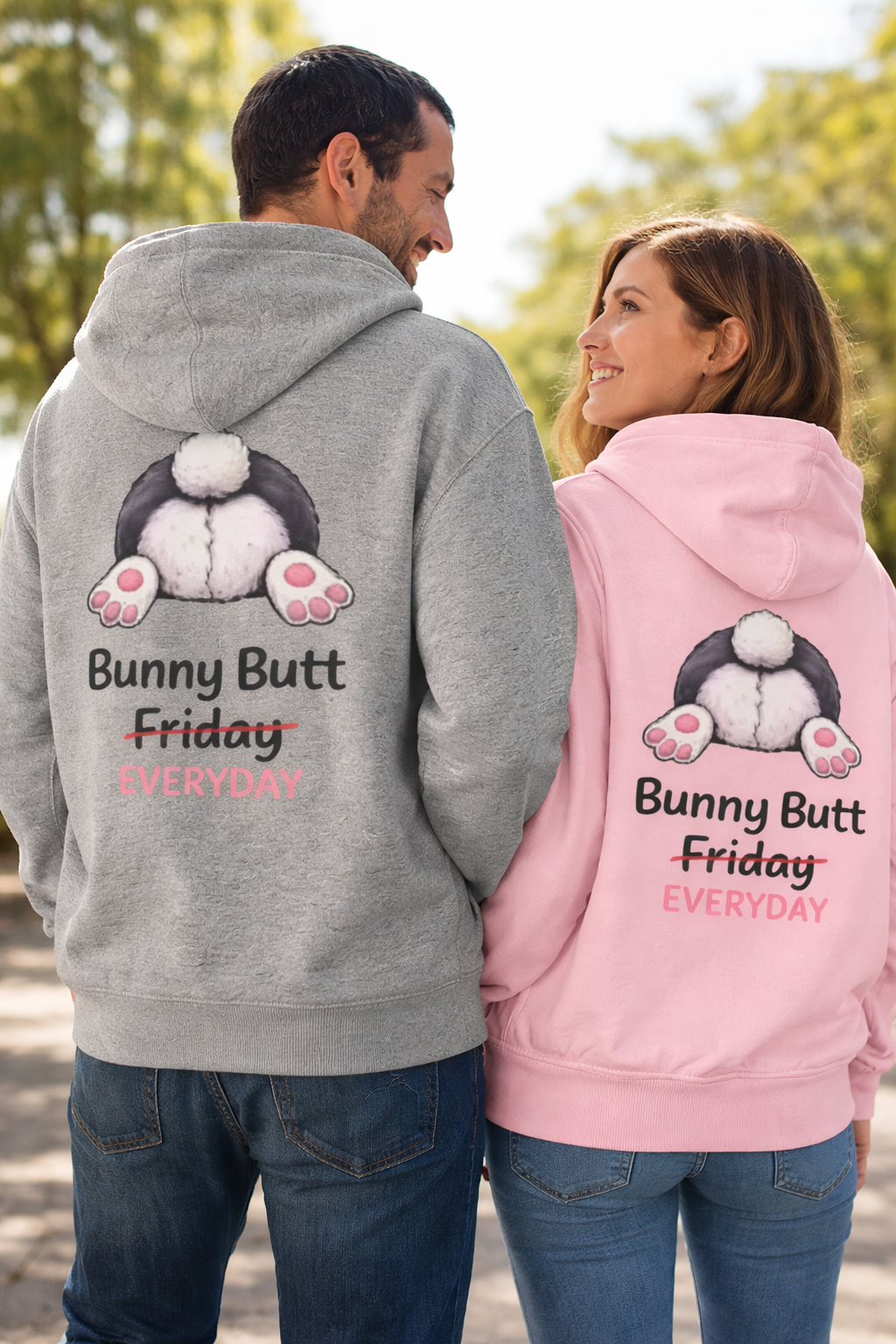 Bunny Butt Everyday Hoodie – Pink